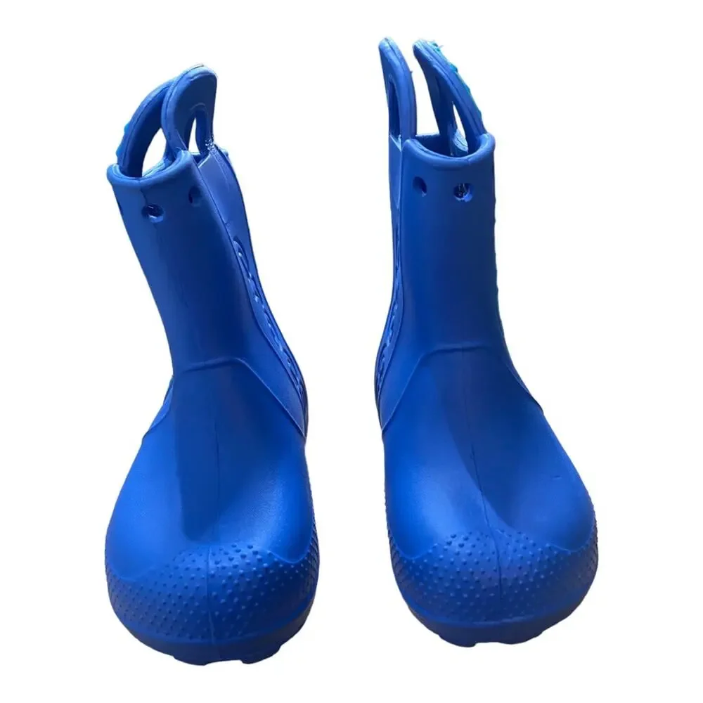 Crocs Cascao Rain Boots Kids C8 Blue Mauricio de Sousa Turma da Monica Rare